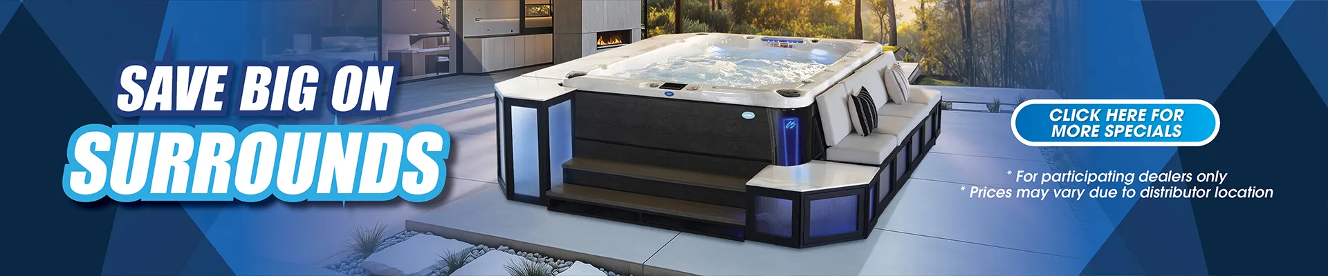 Calspas hot tub being used in a family setting - Westwood